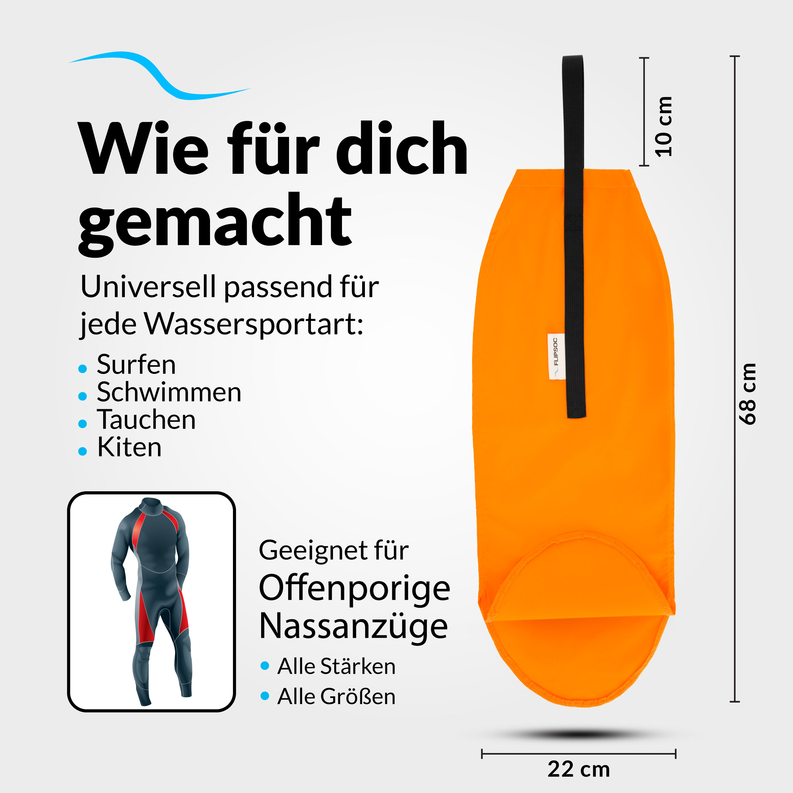 FlipSoc Neoprenanzug-Anziehhilfe